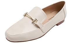 Feversole Damen Fashion Trim Deco Loafer Hausschuhe, D'orsay Loafer von Feversole