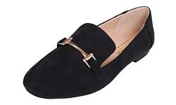 Feversole Damen Fashion Trim Deco Loafer Hausschuhe, D'orsay Loafer von Feversole