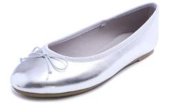 Feversole Damen Klasssische Ballerinas Lack Balerinaschuhe Flach Damenschuhe von Feversole