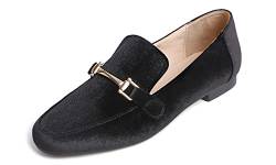 Feversole Women's Casual Comfy Trim Loafer Flat,Klassisch Mokassin Penny Loafer Damen Slipper Anzugschuhe Schuhe von Feversole