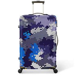 Feybaul Reisegepäckabdeckung Kofferschutz Waschbar Schutzhüllen Staub- und Kratzfestigkeit, karte, XL von Feybaul