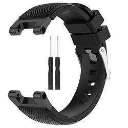 Feysentoe Armband Kompatibel für Aamazfit T-Rex/T-Rex pro Estrazarmband Uhrenarmband(Schwarz) von Feysentoe