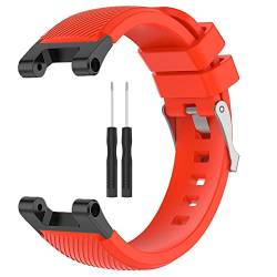 Feysentoe Armband Kompatibel für Aamazfit T-Rex/T-Rex pro Estrazarmband Uhrenarmband(rot) von Feysentoe