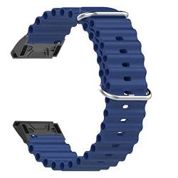 Feysentoe Armband Kompatibel für Amazfit Falcon für Garmin Fenix 7/6/5/für Coros Vertix Estrazarmband Uhrenarmband.(Dunkelblau) von Feysentoe