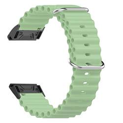 Feysentoe Armband Kompatibel für Amazfit Falcon für Garmin Fenix 7/6/5/für Coros Vertix Estrazarmband Uhrenarmband.(hellgrün) von Feysentoe