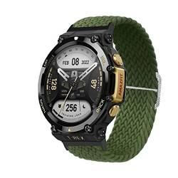 Feysentoe Armband Kompatibel für Amazfit T-Rex 2 Estrazarmband Uhrenarmband(Armeegrün) von Feysentoe