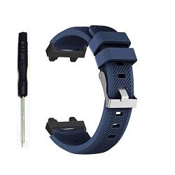 Feysentoe Armband Kompatibel für Amazfit T-Rex 2 Estrazarmband Uhrenarmband(Mitternachtsblau) von Feysentoe