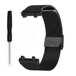 Feysentoe Armband Kompatibel für Amazfit T-Rex 2 Estrazarmband Uhrenarmband(Schwarz) von Feysentoe