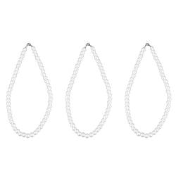 Ficher 3X Charm Perlenkette Mit Metallverschluss von Ficher