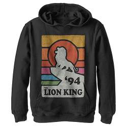 Disney Jungen Vintage Pride Hoodie, Schwarz, S von Fifth Sun