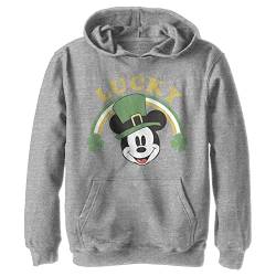 Disney Mickey Classic - Lucky Mickey YTH Hoodie Heather grey 5/6 von Fifth Sun