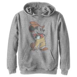 Disney Mickey Classic - WESTERN MICKEY YTH Hoodie Heather grey 12/13 von Fifth Sun