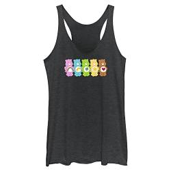 Fifth Sun Damen Care Bears Together Racerback Tank Top Hemd, Schwarz/Erika, X-Groß von Fifth Sun