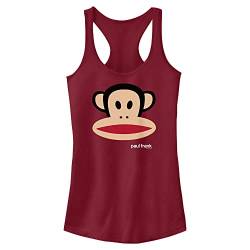 Fifth Sun Damen Paul Frank Julius Head-1 Junior's Racerback Tank Top Hemd, Scharlachrot, Klein von Fifth Sun