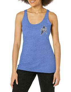 Fifth Sun Damen Star Trek: The Original Series Bold Stars Pocket Women's Racerback Tank Top Hemd, Royal Blue Heather, X-Klein von Fifth Sun