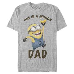 Fifth Sun Herren Only Minion T-Shirt, Athletic Heather, 4XL von Fifth Sun