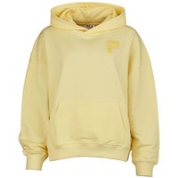 Fila Kapuzenpullover - BAKUM oversized sweat hoodie - XS bis L - für Damen - Größe L - hellgelb von Fila
