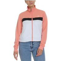 Fila Sweater Fila Sweatjacke Damen SAMAH TRACK JACKET 687611 A808 Lobster Bisque-Bright White-Black von Fila