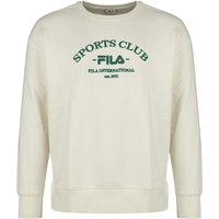 Fila Sweatshirt - BRAND loose fit crew sweat - S bis XXL - für Männer - Größe L - beige von Fila