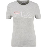 Fila T-Shirt Fila Damen T-Shirt LADAN TEE 683179 Light Grey Melange Bros B13 Grau von Fila