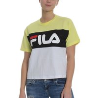 Fila T-Shirt Fila T-Shirt Damen ALLISON TEE 682125 Mehrfarbig A478 Limelight-Bright White-Black von Fila