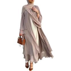 Muslimisches Frauenkleid One Piece Gebetskleid für Frauen Abaya Kleid Islamisches Langarmkleid mit Hijab Kleid Vollverschleierung Kleid von Fililogor