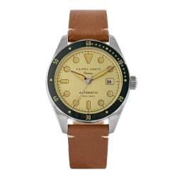 FILIPPO LORETI Eterno Automatik-Armbanduhr für Herren, 42 mm, Matt Elfenbein (7499C), Classic von Filippo Loreti