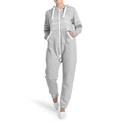 Finchgirl 31K2 Azteken FG117 Damen Jumpsuit Overall Jogging Hellgrau XS von Finchgirl