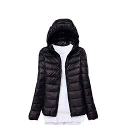 Finerun Damen Leichte Daunenjacke Puffer Jacket Packable Slim Hooded Warm Outerwear von Finerun