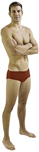 Finis Herren Aqua Short Solid Red 30 Badehose, One Size von Finis