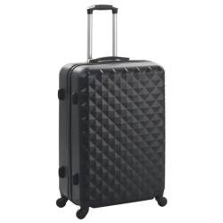 Finlon Hartschalen-Gepäckset – langlebiges und leichtes 3-teiliges ABS-Trolley-Reisekoffer-Set – stilvolles Hartschalen-Reisegepäckset-Schwarz von Finlon