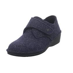 Finn Comfort Damen Hausschuhe Slipper Adelboden Hausschuh Textil Gemütlich Puschen Uni Adelboden Hausschuh wechselfußbettt von Finn Comfort