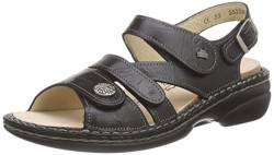 Finn Comfort Gomera, Damen Knöchelriemchen Sandalen, Schwarz (Schwarz), 40 EU von Finn Comfort