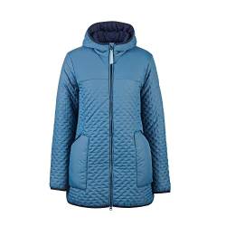 Finside W Neea Blau - Wasserabweisende leicht wattierte Damen Sommerjacke, Größe 40 - Farbe Real Teal - Navy von Finside