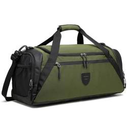 Fiorky Sport-Reisetaschen for Damen und Herren, Sport-Reisetasche mit Schuhfach und Nassfach, Wasserabweisende Wochenend-Übernachtungstasche, Sporttasche for Reisen, Workout, Sport von Fiorky