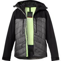 FIRE + ICE Herren Jacke schwarz Mikrofaser unifarben von Fire + Ice