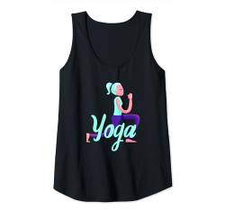 Damen Yoga Top Om Namaste Yoga Shirts für Damen Lotus Flower Yoga Tank Top von Fire Fit Designs