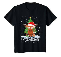 Kinder Ox Christmas Shirts für Kleinkind Jungen Jugend Niedlich Weihnachten T-Shirt von Fire Fit Designs