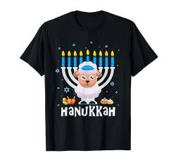 Süßes Schaf Hanukkah-Shirts für Mädchen und Jungen, Hanukkah-Pyjama T-Shirt von Fire Fit Designs