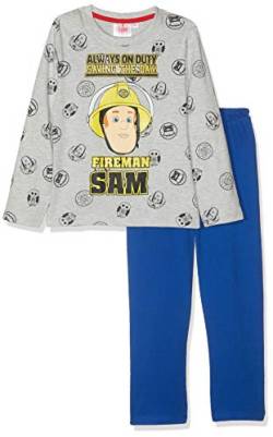 Feuerwehrmann Sam, Jungen Zweiteiliger Schlafanzug, Grau, 6 Jahre von Fireman Sam