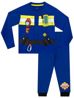 Fireman Sam Schlafanzug | Kinder Schlafanzug Jungen | Schlafanzüge Für Kinder | Blau 122 von Fireman Sam