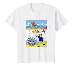 Kinder Feuerwehrmann Sam T-Shirt, Beach Rescue, viele Größen+Farben T-Shirt von Fireman Sam