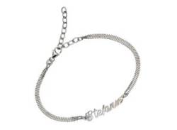 Armband mit Gravur FIRETTI "Schmuck Geschenk Silber 925 Namensarmband zur Namenskette" Armbänder Gr. Silber 925 (Sterlingsilber), silberfarben Damen Armbänder mit Gravur von Firetti