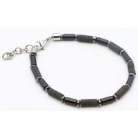 Firetti Armband Schmuck Geschenk Armschmuck Armkette Edelstein Lavastein, Made in Germany - mit Hämatine, Lavastein, Onyx von Firetti