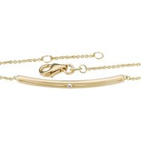 Firetti Armband Schmuck Geschenk Gold 585 Armschmuck Armkette Ankerkette Goldarmband, mit Brillant von Firetti