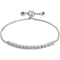 Firetti Armband Schmuck Geschenk Silber 925 Armschmuck Armkette Tennis, mit Diamant von Firetti