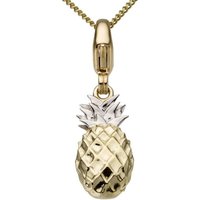 Firetti Charm-Einhänger Schmuck Geschenk Gold 375 Halskette Charmarmband Gold-Charm Ananas von Firetti