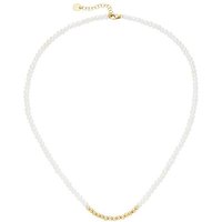 Firetti Collier Schmuck Geschenk Gold 375 Halsschmuck Halskette Goldkette Kugeln, mit Süßwasserzuchtperle von Firetti