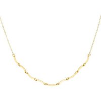 Firetti Collier Schmuck Geschenk Gold 375 Halsschmuck Halskette Goldkette Welle von Firetti