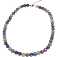 Firetti Collier Schmuck Geschenk Halsschmuck Halskette Farbstein Edelstein Achat, Made in Germany - mit Achat von Firetti